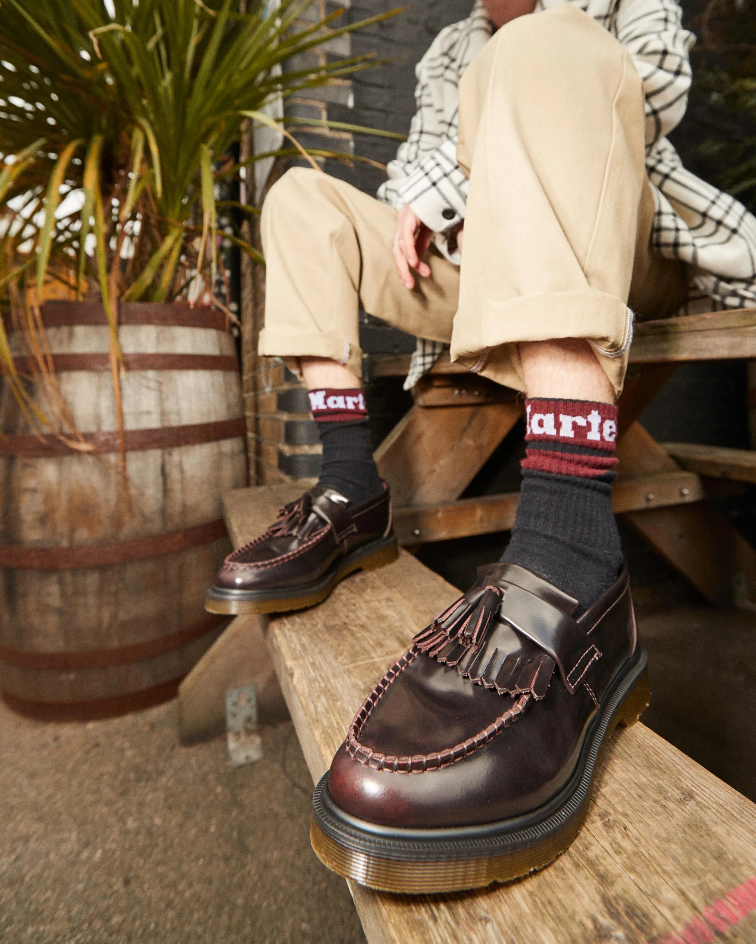 Adrian Arcadia leather loafers with tassels Dr. Martens