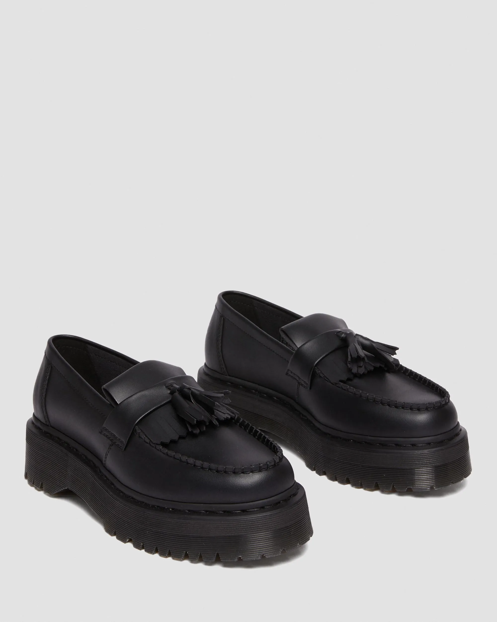 Adrian Felix Dr. Vegan Platform Tassel Loafers. Martens