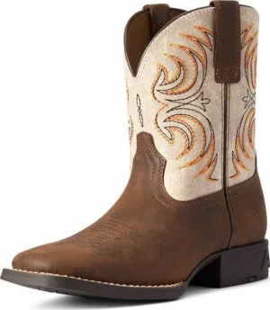 ARIAT KIDS YOUTH STORM ANTIQUE WESTERN BOOTS 10038444