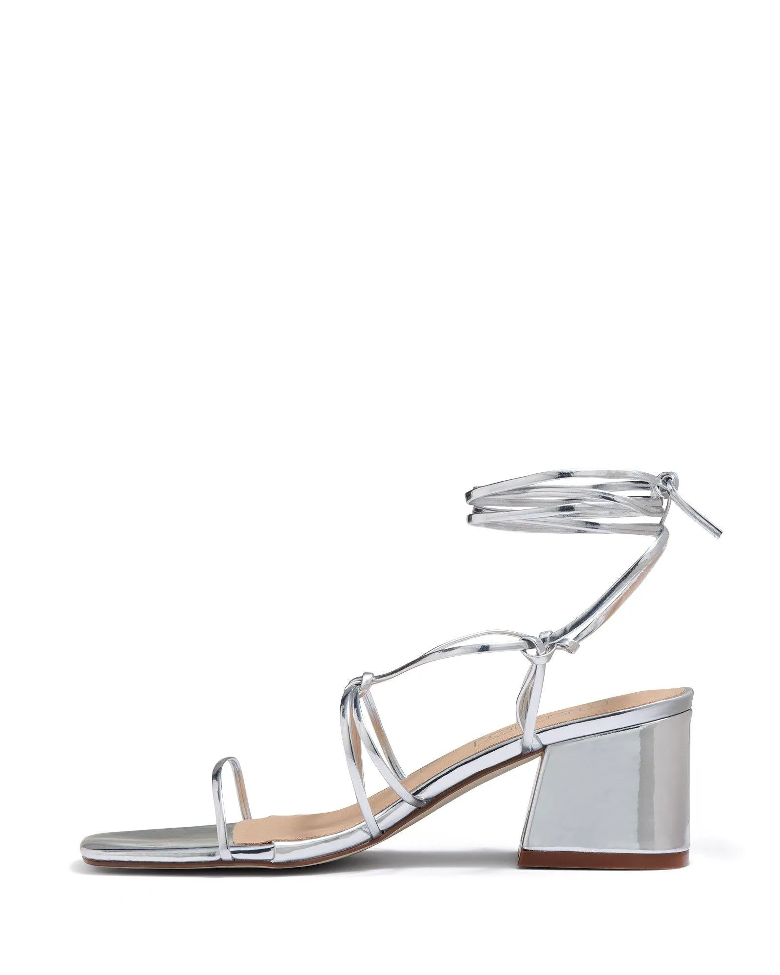 Ariva Heel Silver Metallic