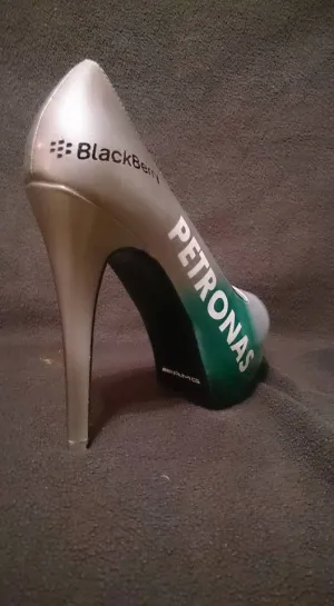 Automotive Racing Team Airbrushed High Heels