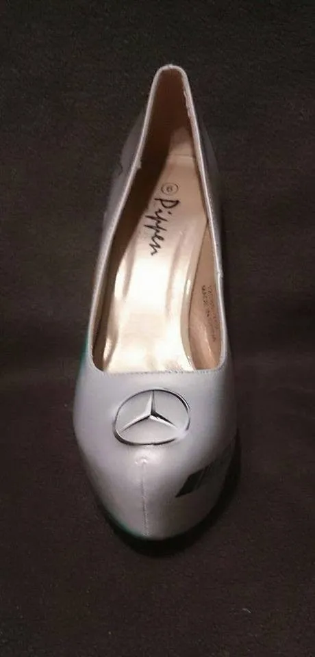 Automotive Racing Team Airbrushed High Heels