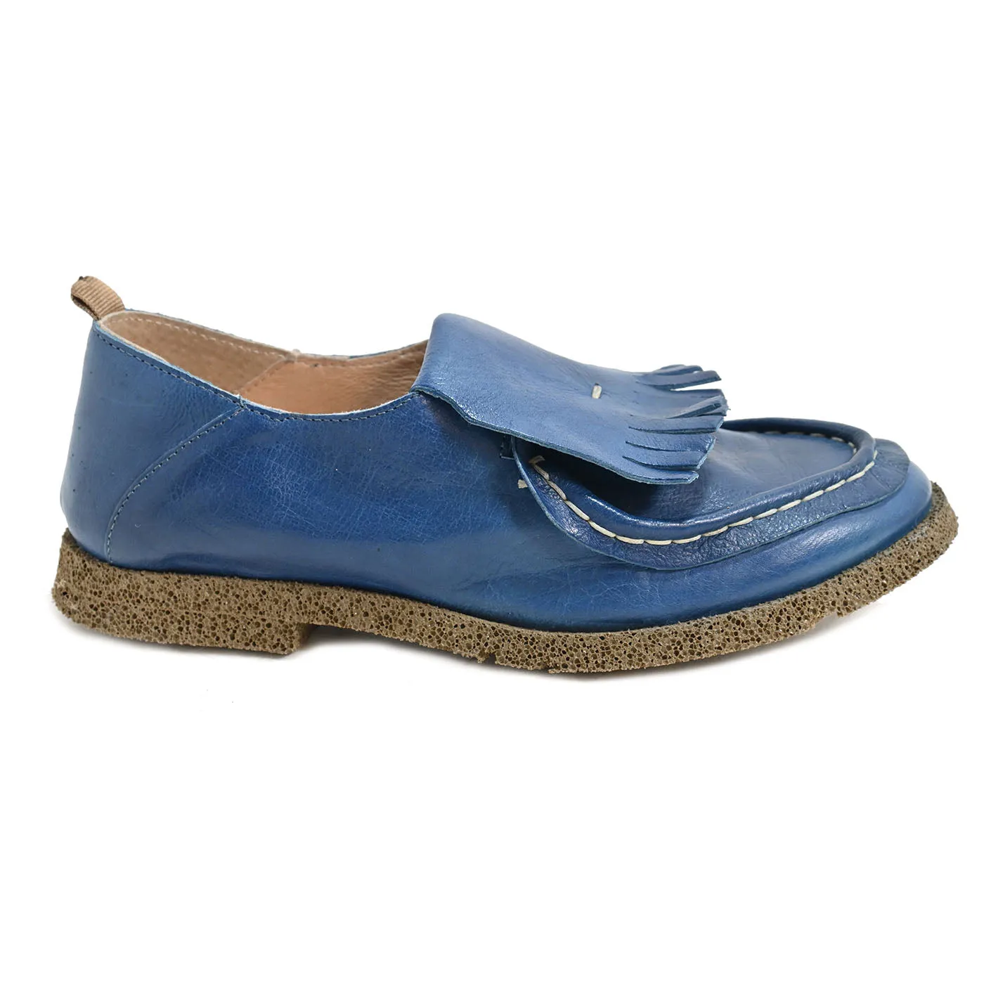 BELLE 02 - moccasin leather OCEAN