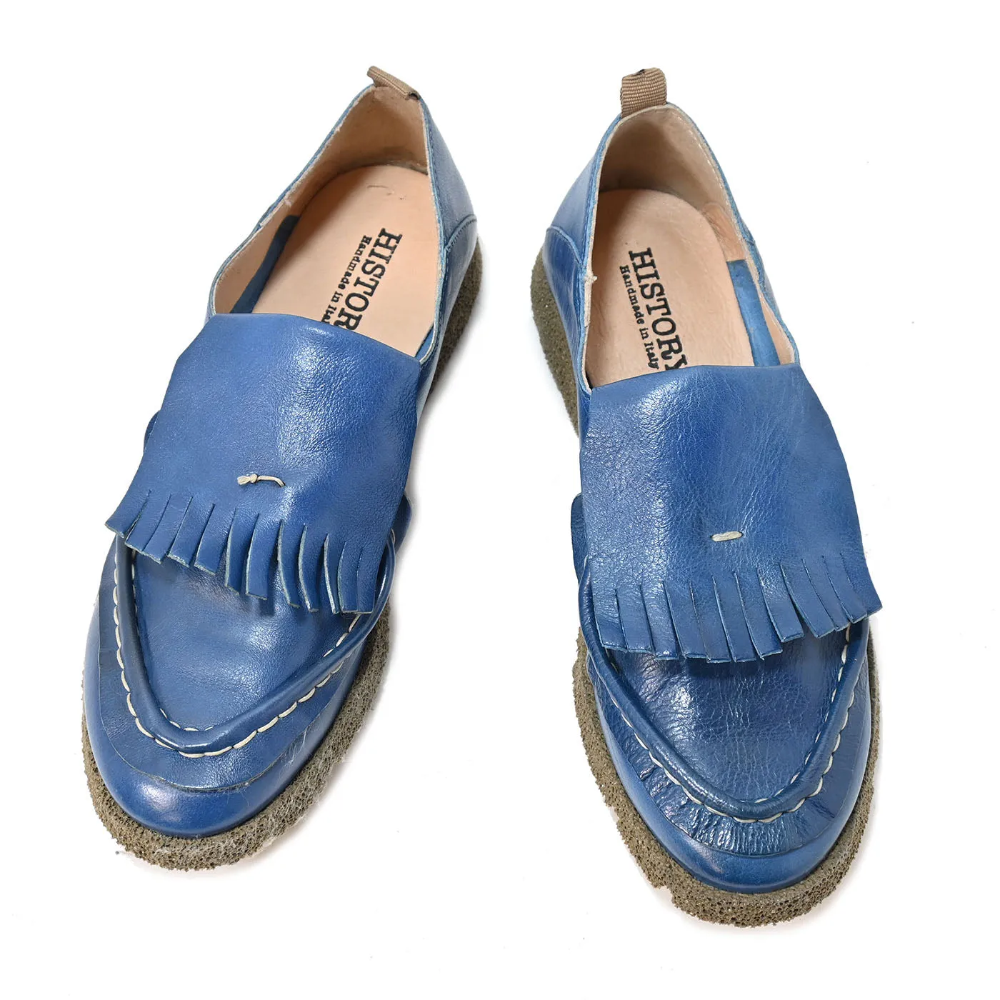 BELLE 02 - moccasin leather OCEAN