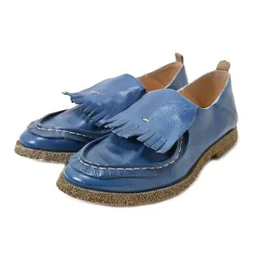 BELLE 02 - moccasin leather OCEAN