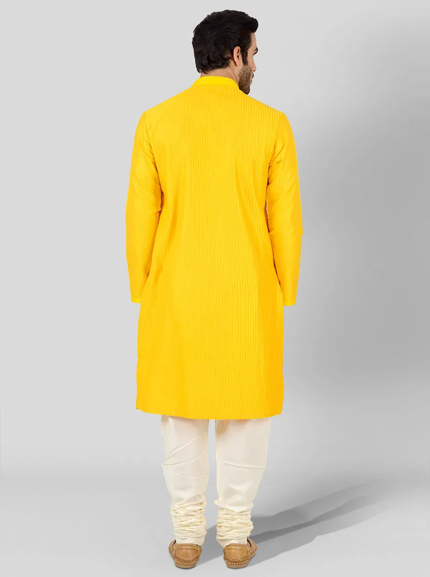 Bright Yellow Kurta Set | TULA