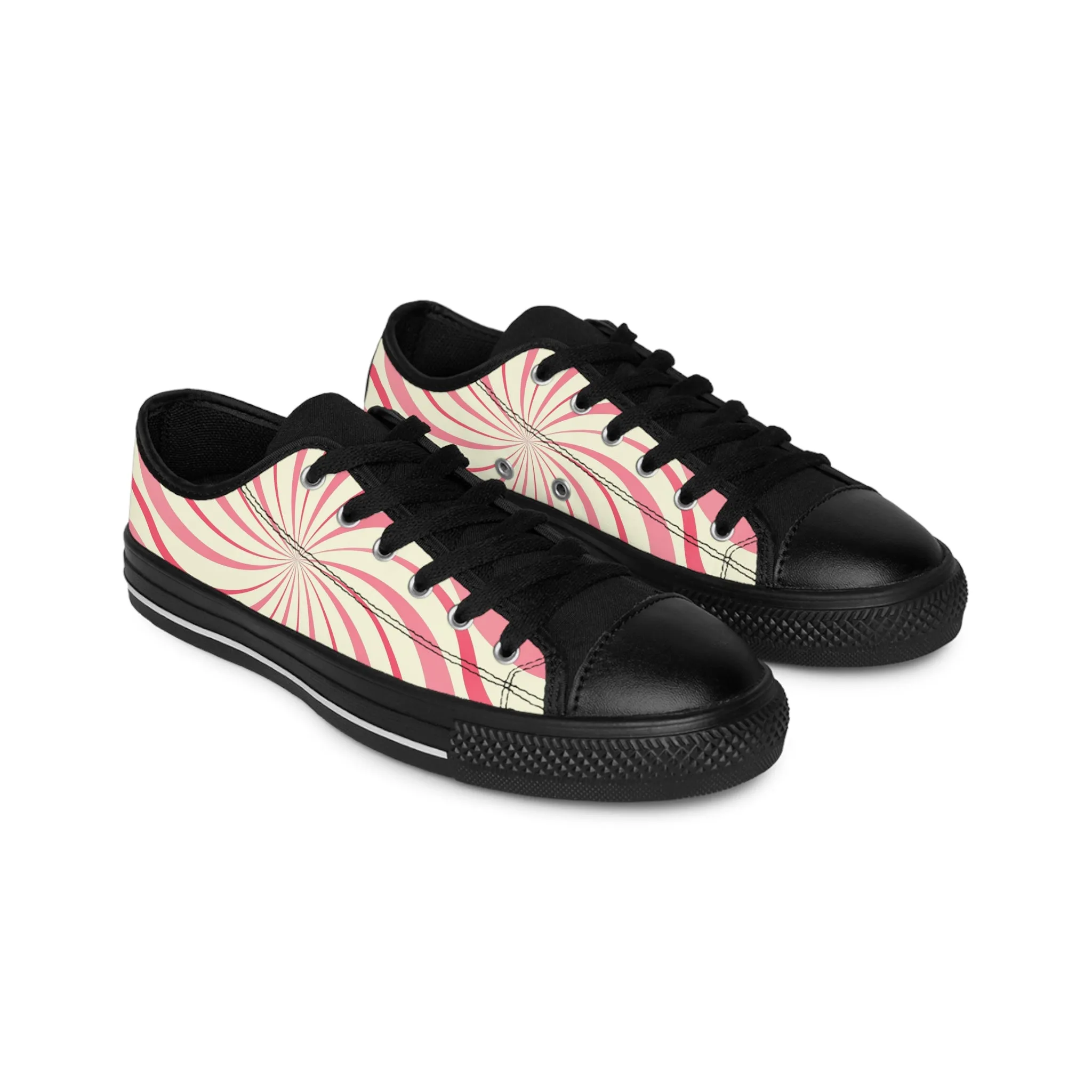 Candy Radial Pattern Men's Sneakers