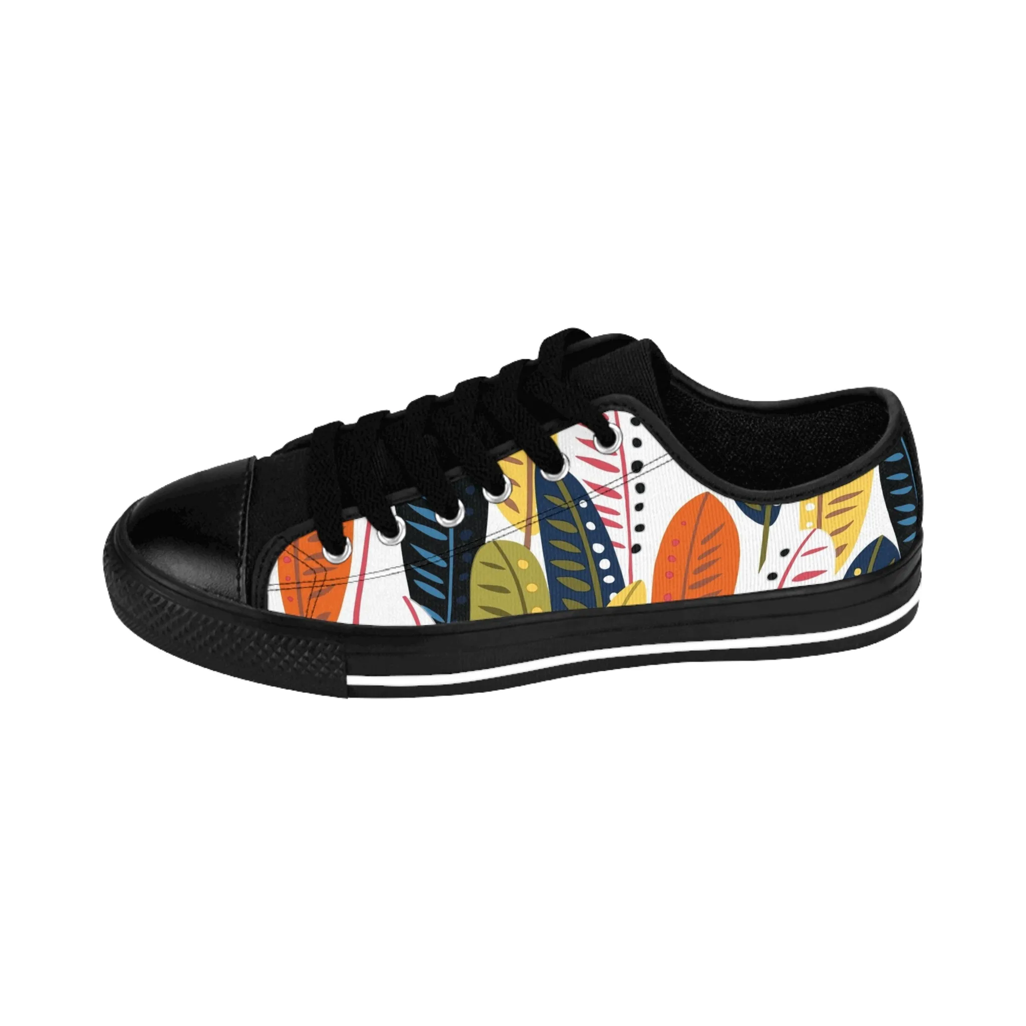 Colorful Feathers Women's Sneakers