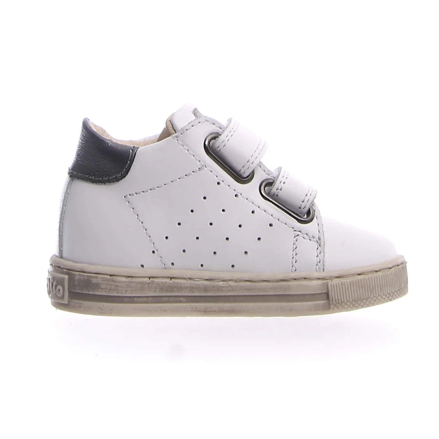 Falcotto Boy's and Girl's Venus Vl Star Sneaker Shoes - White/Inox