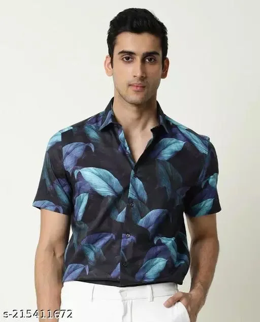 HALF SLEEVE PRINTED SHIRT FOR MEN GV 503