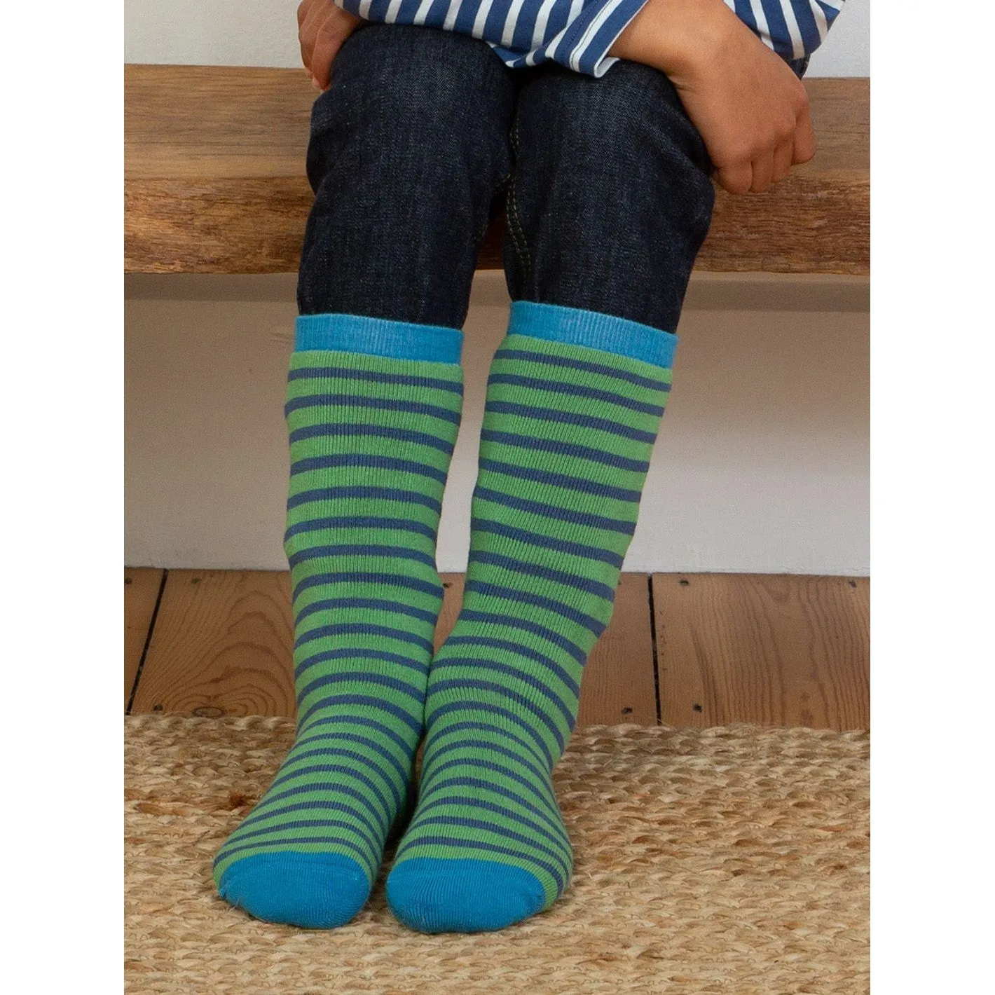 Hygge Cozy Socks in Blue -2 Pack