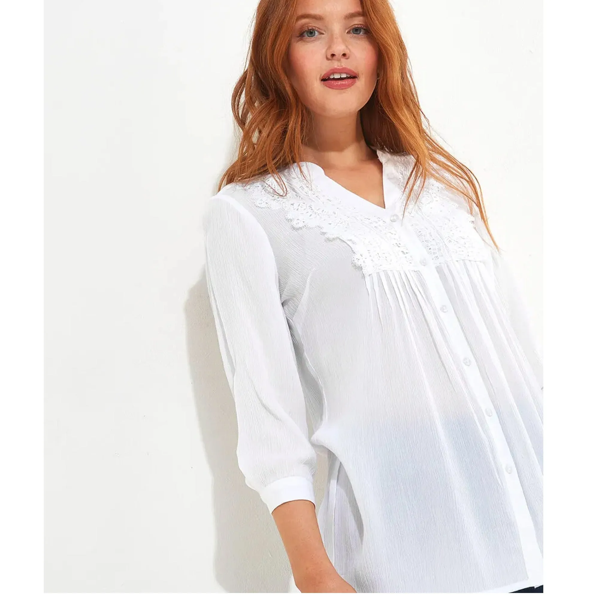 Joe Browns 10 White Favourite Longline Blouse