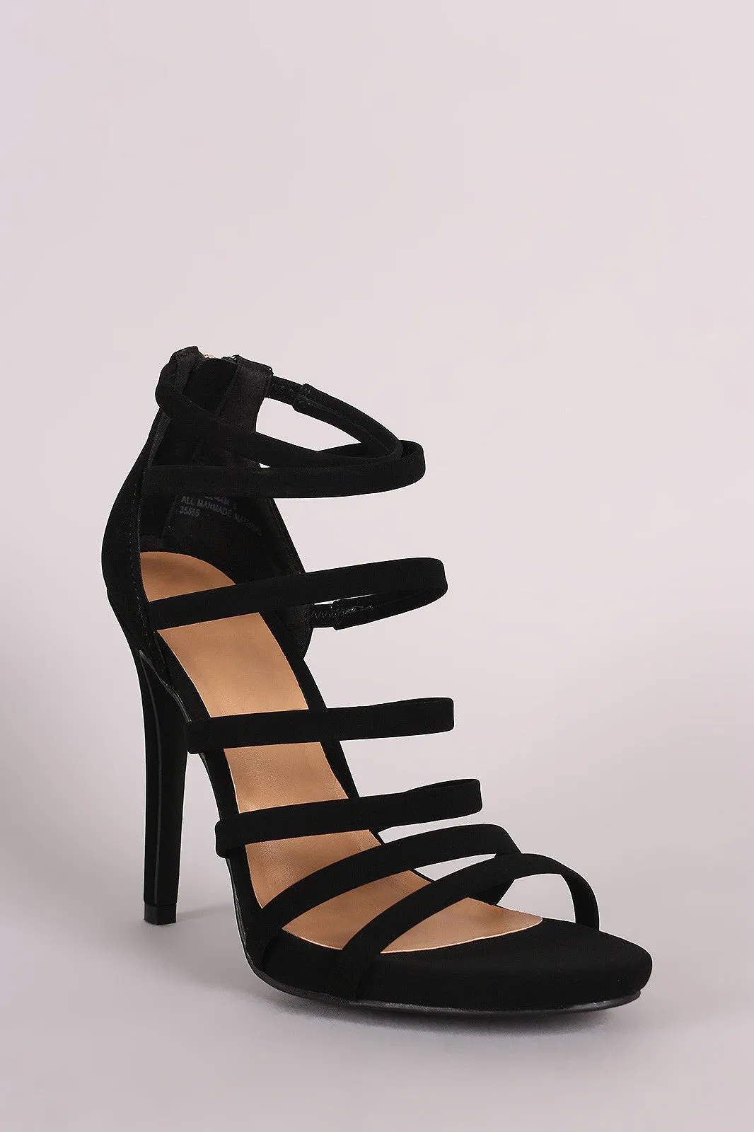 Liyana - Strappy Ladder Up Stiletto Heel