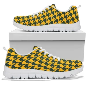 Mesh Sneaker_Green on Gold_GB-HT Pattern