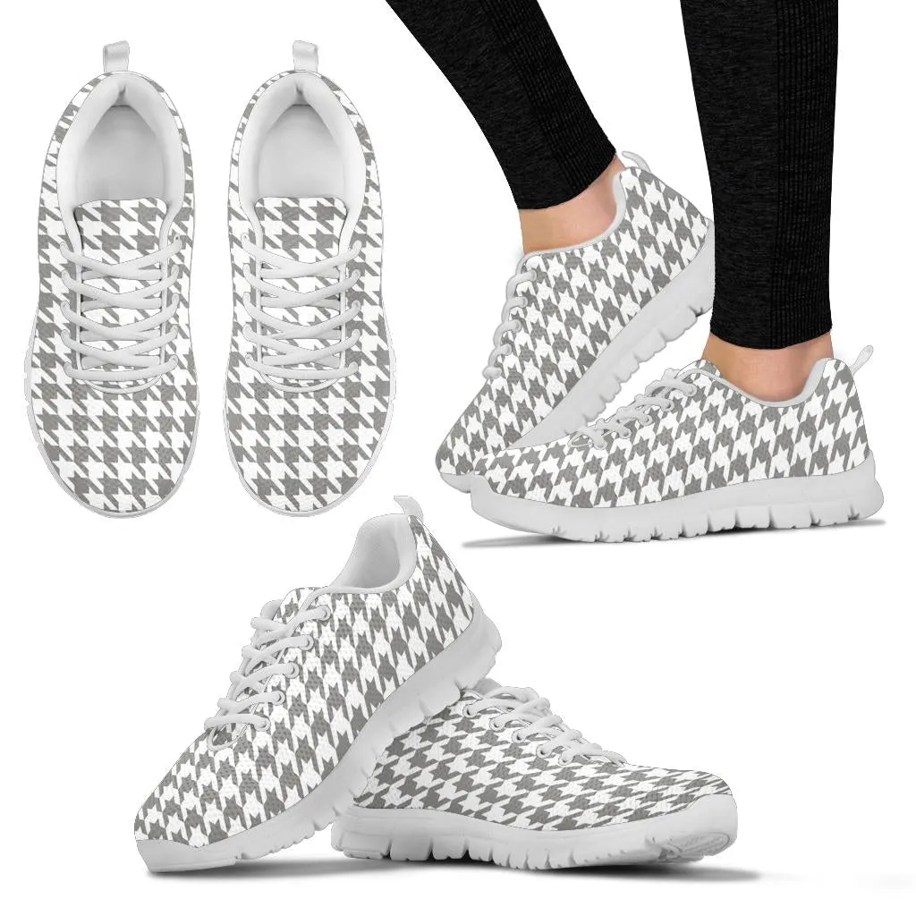 Mesh Sneakers_Gray on White_HT Pattern