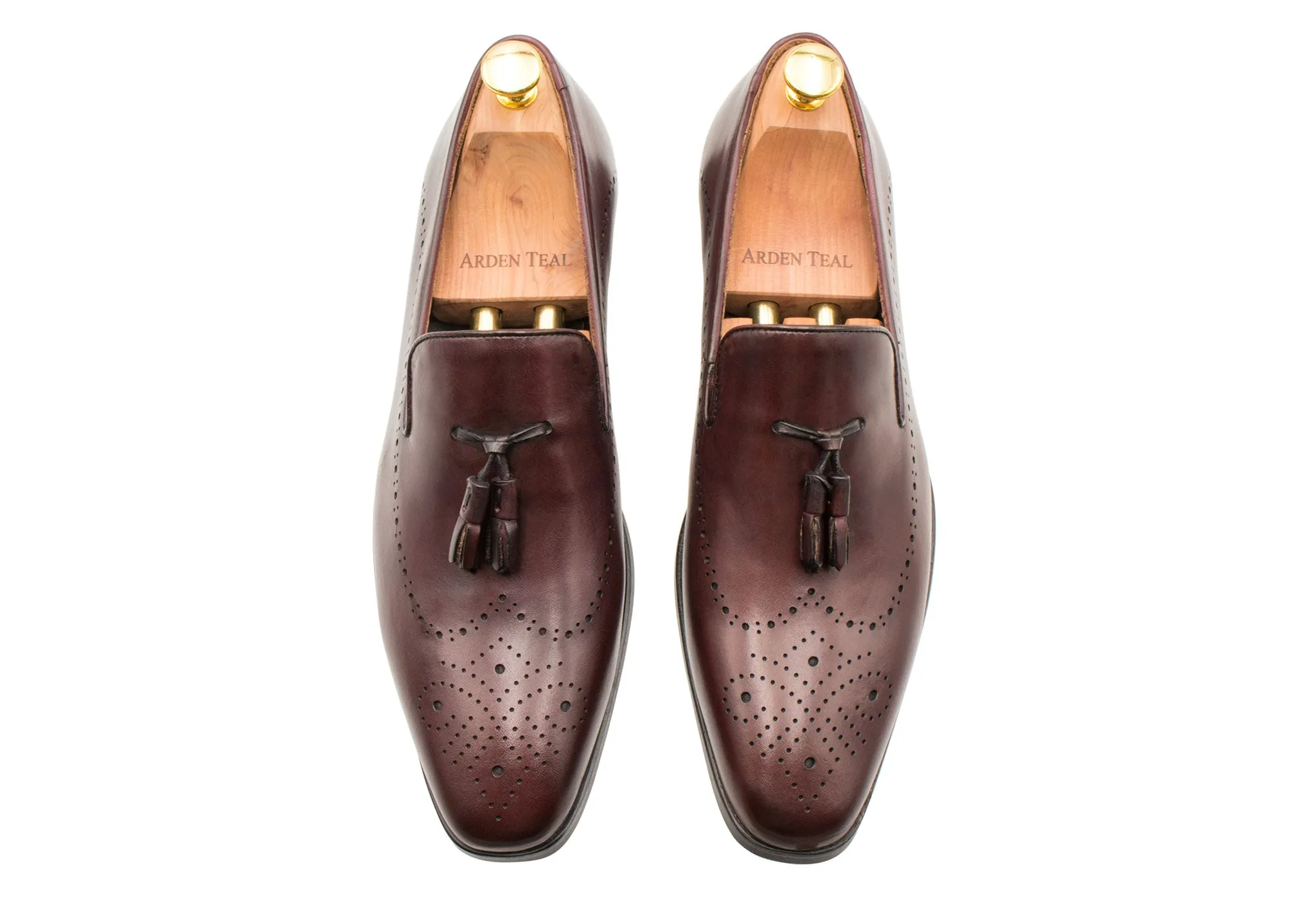 Pergamino Burgundy Tassel Loafer