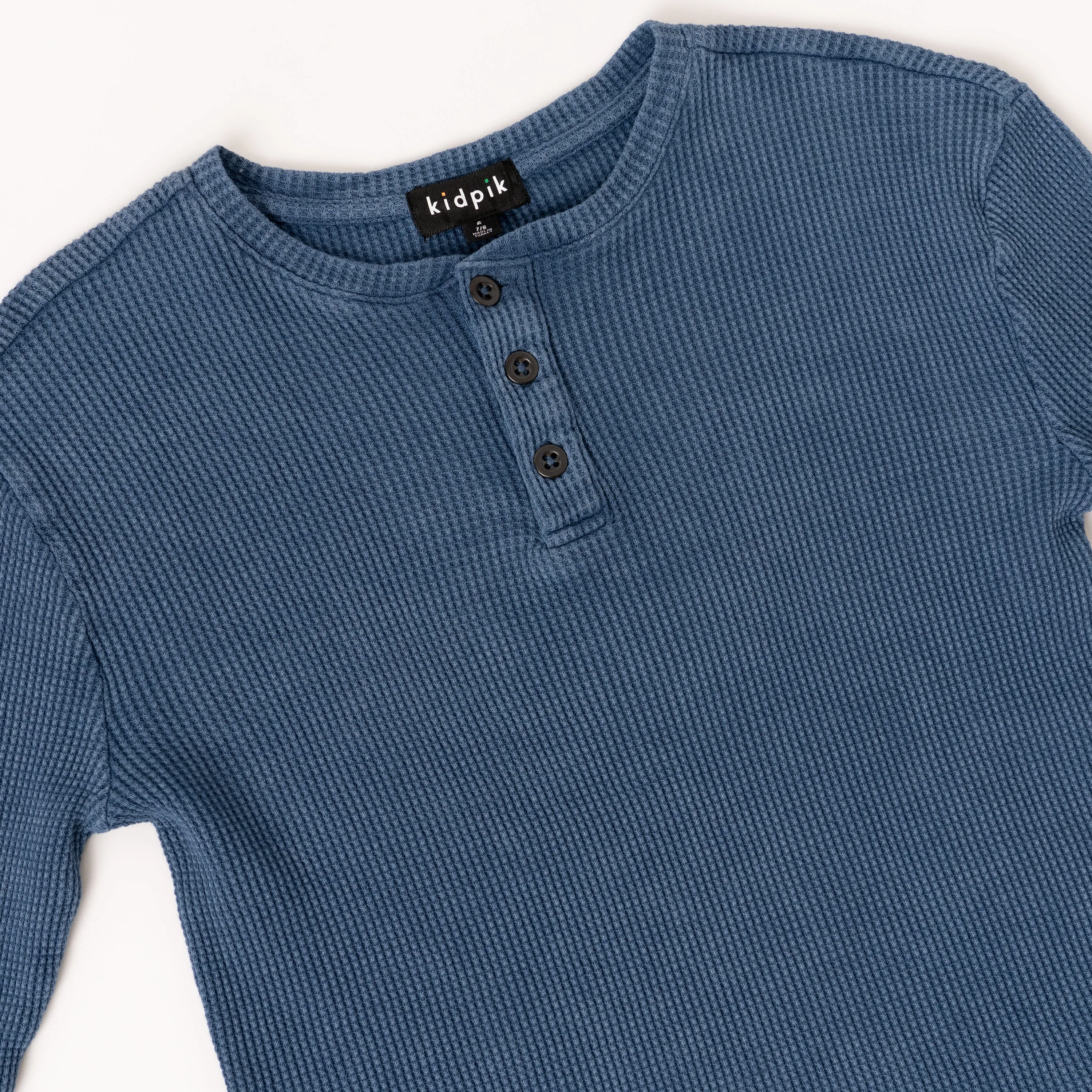 Thermal Washed Henley