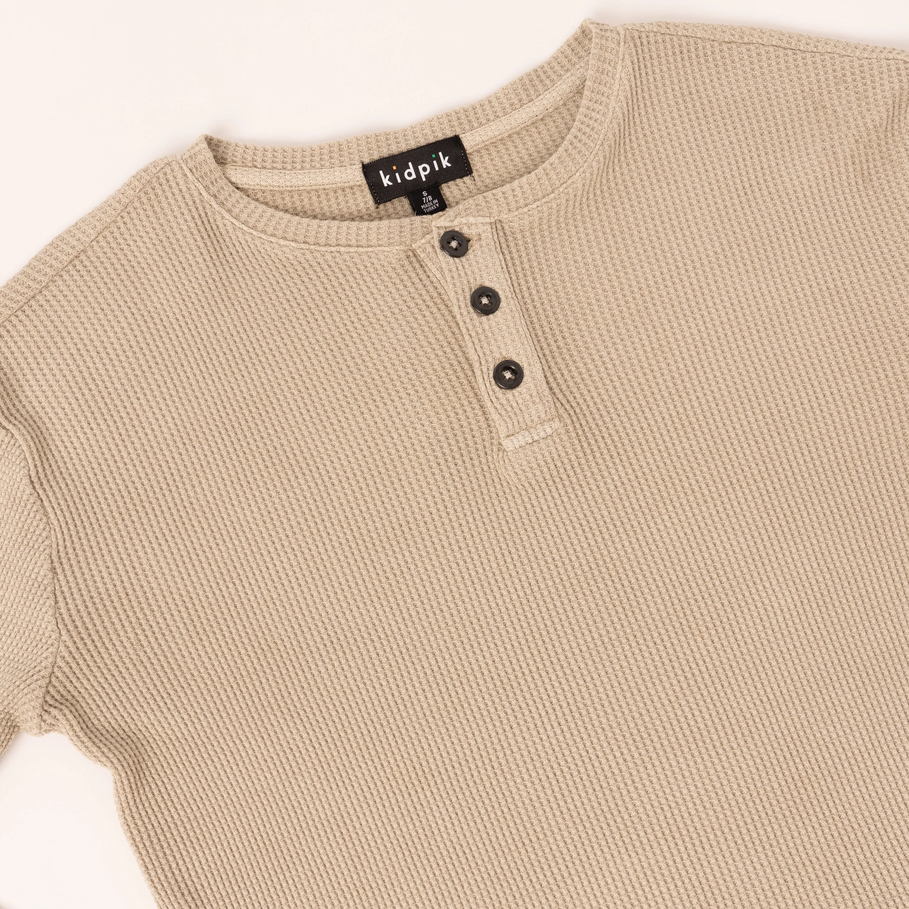 Thermal Washed Henley