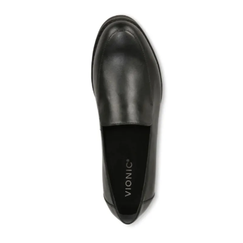 Vionic Kensley Black Nappa Women's Loafers