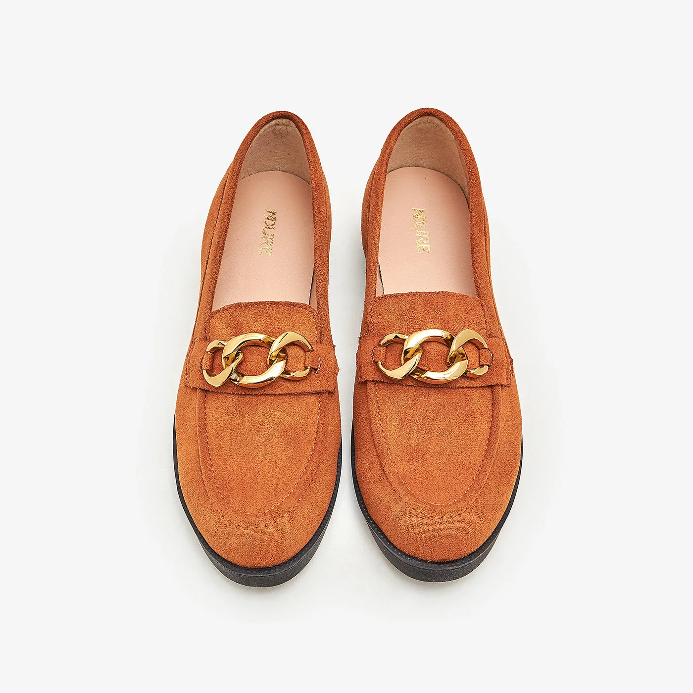 Women's Chunky Buckled Loafers